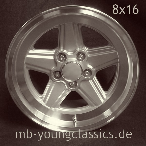 4 pcs Penta rims 8×16 ET 11 for Mercedes AMG W126, W116, W115, W114, W123,  W124, W108, W201, R107