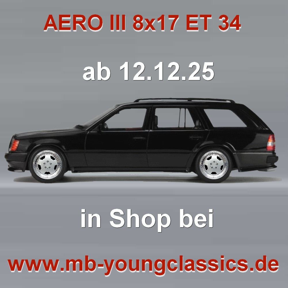 4 pcs Aero III 8x17 ET 34 diamond cut Monoblock for Mercedes AMG W124 W140 W201 R129 W202 - W212 series - Image 3